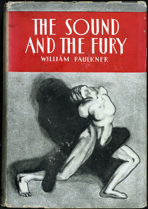 First edition cover of The Sound and the Fury